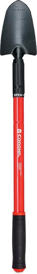 Corona Tools Extendable Handle Trowel for Raised Garden Beds – Adjustable 18"–32" Telescoping Garden Trowel