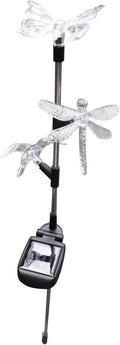Solar Garden Stake Lights Hummingbird Butterfly and Dragonfly Multi-Color Changing Decorative Landscape Light for Garden Patio Lawn Yard Decorations