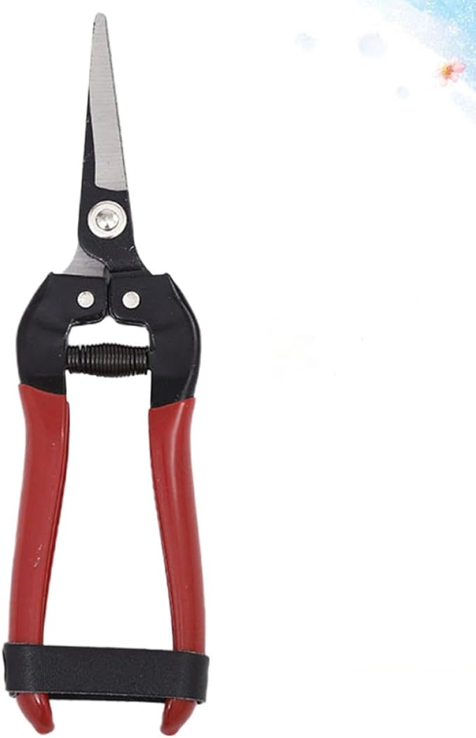 Happyyami Garden Pruning Scissors Branch Trimming Shears with Non-slip Lightweight Handle for Fruit Trees and Flower Gardening, Sturdy Hand Tool for Farm Lawn Care
