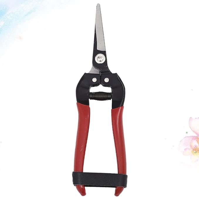 Happyyami Garden Pruning Scissors Branch Trimming Shears with Non-slip Lightweight Handle for Fruit Trees and Flower Gardening, Sturdy Hand Tool for Farm Lawn Care