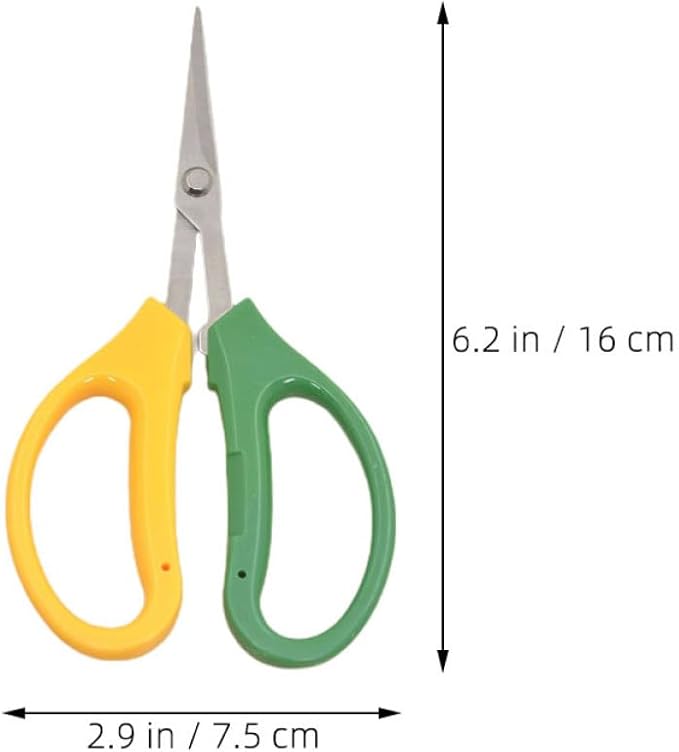 5pcs Stainless Steel Hand Pruning Shears Garden Flower Scissors Heavy Duty Gardening Tools for Fruit Tree Harvesting and Plant Trimming