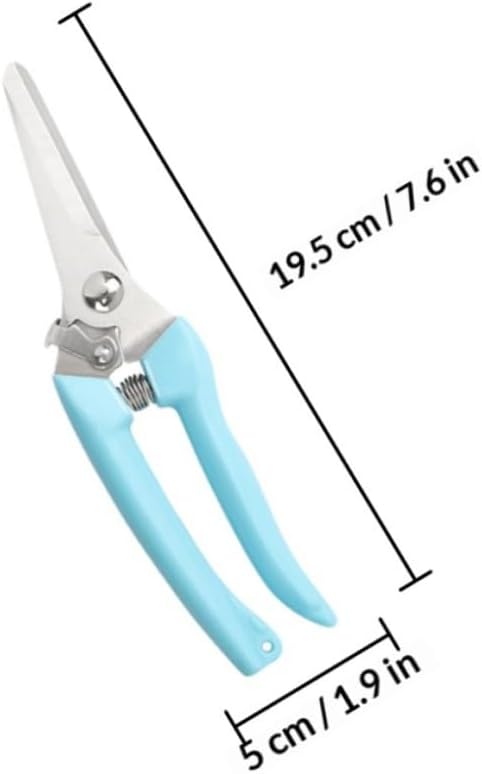 2pcs Garden Pruning Shears and Fruit Tree Branch Shears for Gardening, Curved and Straight Blade Designs, Sturdy Hand Tools for Tree Branch and Twig Trimming in Home Garden