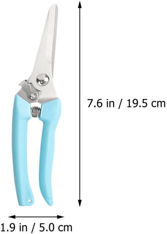 CHILDWEET 2pcs Garden Pruning Shears for Fruit Tree Branches and Twigs, Portable Gardening Trimming Tools with Curved and Straight Blades for Home Yard Maintenance