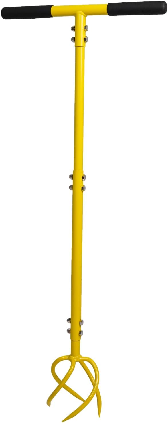 Garden Hand Tiller Garden Claw Twist Tiller Cultivator Tiller Soil Loosener Lawn Aerator Areator Loosen, Rototiller, Garden Bed and Plant Box Cultivator, Garden Tools.