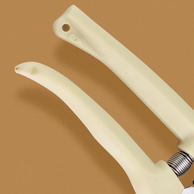 Garden Shears Stainless Steel Garden Pruning Shears for Branch Cutting, Bonsai Trimming, Orchard and Outdoor Gardening Tools(Straight)