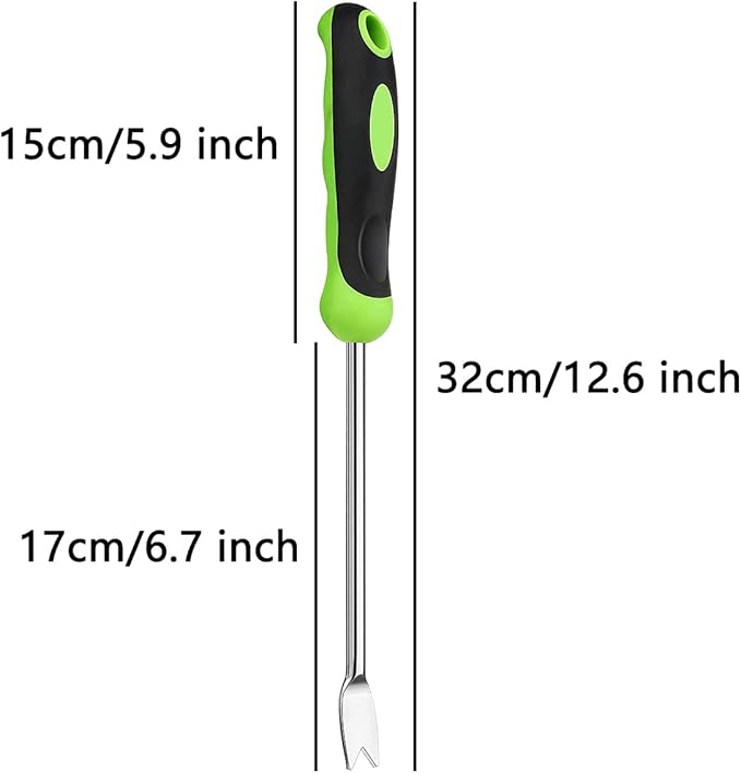 1 Pcs Hand Weeder Tool Stainless Steel Garden Weeding Tool,Hand Weeder Garden Weeding Removal Weed Puller Tool for Garden Lawn