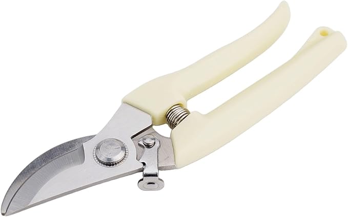 Garden Shears Stainless Steel Garden Pruning Shears for Branch Cutting, Bonsai Trimming, Orchard and Outdoor Gardening Tools(Elbow)