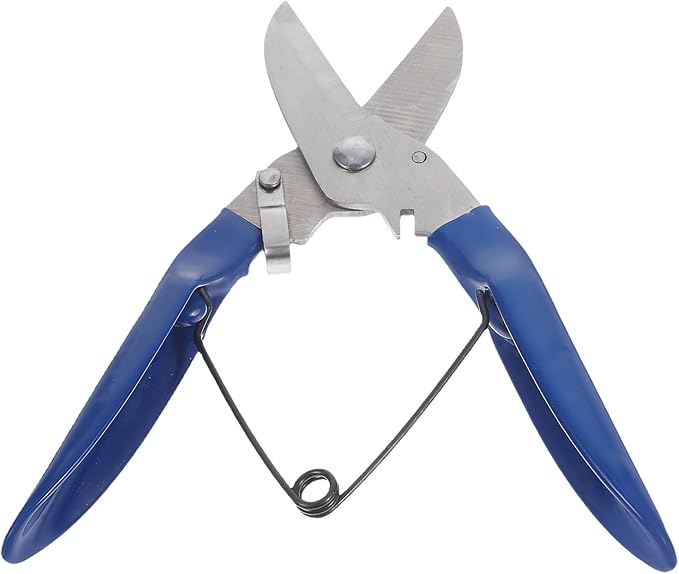 Generic Garden Pruning Shears Stainless Steel Tree Branch Cutter with Blue Non-slip Handle for Bonsai and Fruit Trees, Heavy Duty Garden Tool for Outdoor Plant Trimming