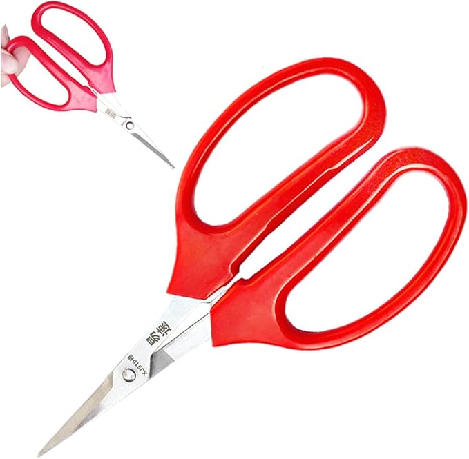 UPKOCH Curved Fruit Scissors and Garden Pruning Shears for Flower Trimming, Horticulture Hand Tool with Sharp Blade, Suitable for Orchard and Floral Arrangement Use