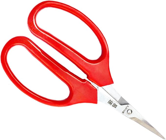 TOYANDONA Garden Fruit Scissors and Flower Pruning Shears for Gardening and Orchard Use, Curved Blade Hand Pruner Sharp Cutting Edge, Multifunctional Trimming Tool for Plants and Flowers