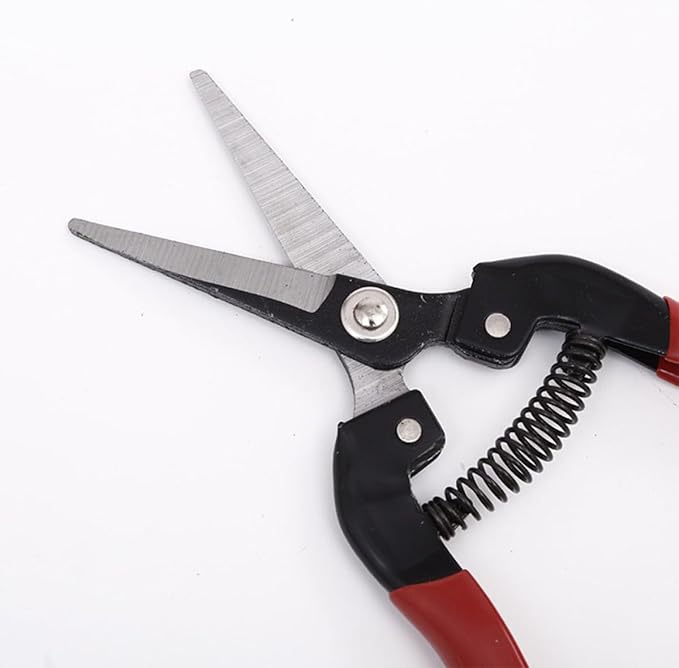 Happyyami Garden Pruning Scissors Branch Trimming Shears with Non-slip Lightweight Handle for Fruit Trees and Flower Gardening, Sturdy Hand Tool for Farm Lawn Care