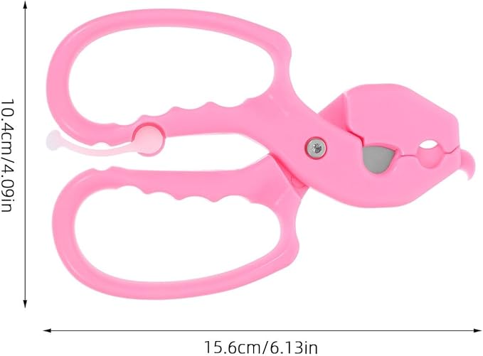 Pruning Shears for Flowers and Thorn Stripping Scissors, Garden Hand Pruners with Spring Return, Pink Floral Trimming Tool for Rose Stem Cleaning and Flower Gardening