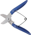 Garden Hand Pruner Shears for Bonsai and Tree Branches, Blue Plastic Handle, Strong Cutting Tool for Garden Flower Trimming and Shrub Pruning,