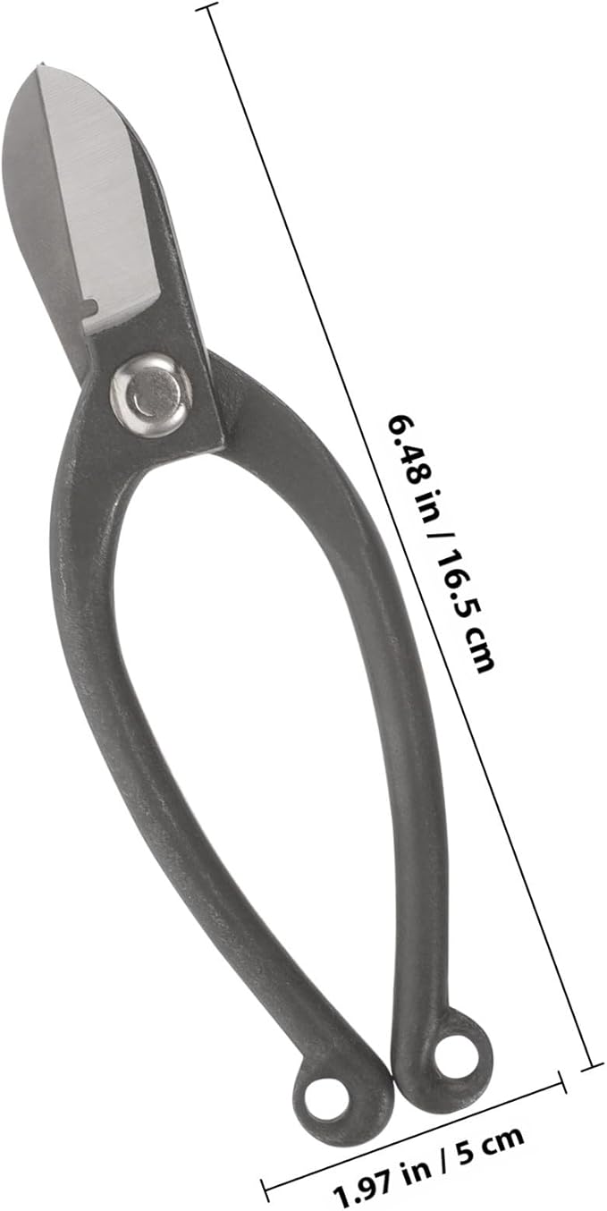 YARNOW Steel Flower Arrangement Scissors and Gardening Pruning Shears, All-Steel Bypass Trimming Tool for Flower Branches and Small Stems, Matte Finish, Garden Hand Tool for Precise