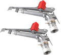 1.5" Agriculture Farm Irrigation Sprinkler Lawn Sprinkler Irrigation Spray Gun Large-Area Watering Spray 360° Rotary Farm Lawn Garden Irrigation, Pack of 2