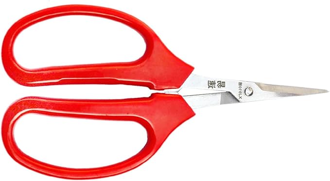 Luxshiny Multifunctional Garden Pruning Shears Curved Blade Hand Pruner for Flowers and Fruits, Comfortable Handle Trimming Tool for Orchard and Floral Gardening