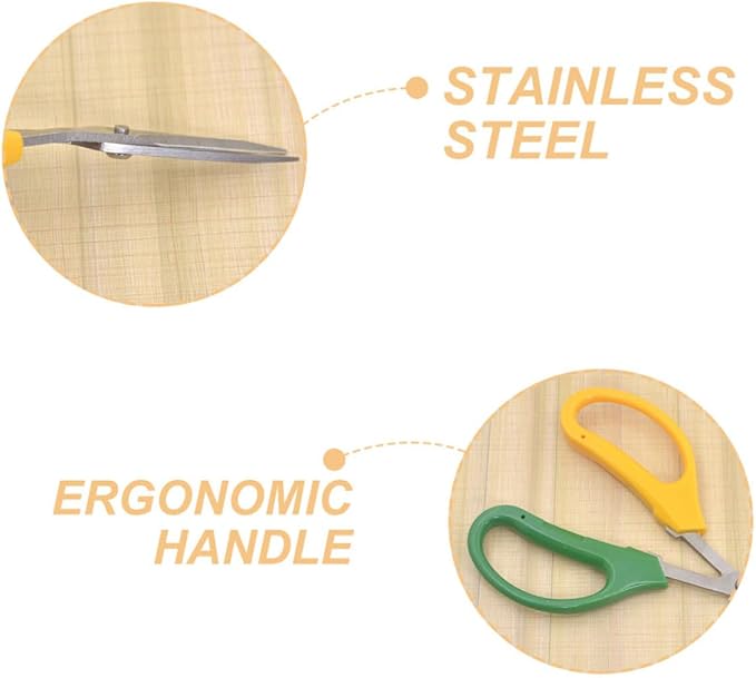 jojofuny 5pcs Stainless Steel Garden Shears Pruning Shears for Fruit Tree Harvesting and Plant Trimming, Gardening Hand Tools for Vineyard and Orchard Use