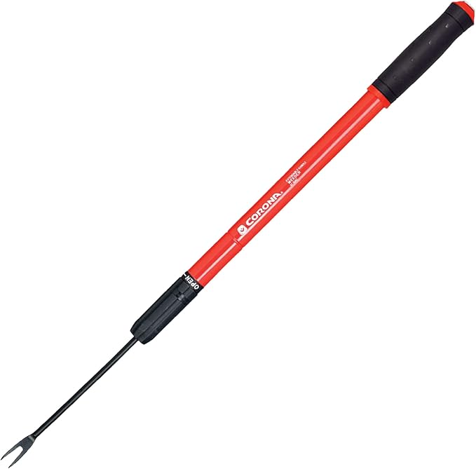 Corona Tools Extendable Handle Weeder for Raised Garden Beds – Adjustable 18"–32" Telescoping Garden Weeding Tool