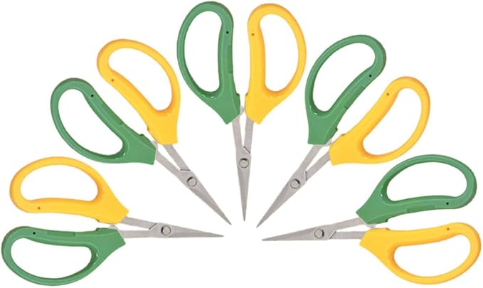 jojofuny 5pcs Stainless Steel Garden Shears Pruning Shears for Fruit Tree Harvesting and Plant Trimming, Gardening Hand Tools for Vineyard and Orchard Use