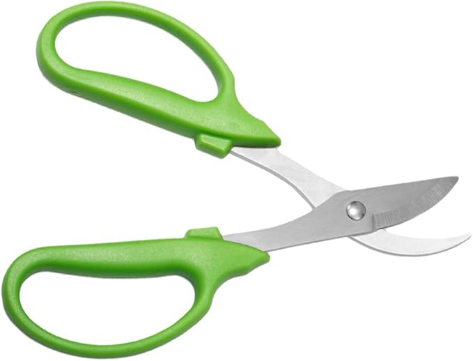 Pruning Shears for Tree Trimming Stainless Steel Garden Pruning Scissors with Long Handle Fruit Picking Tool for Outdoor Gardening and Bonsai Care