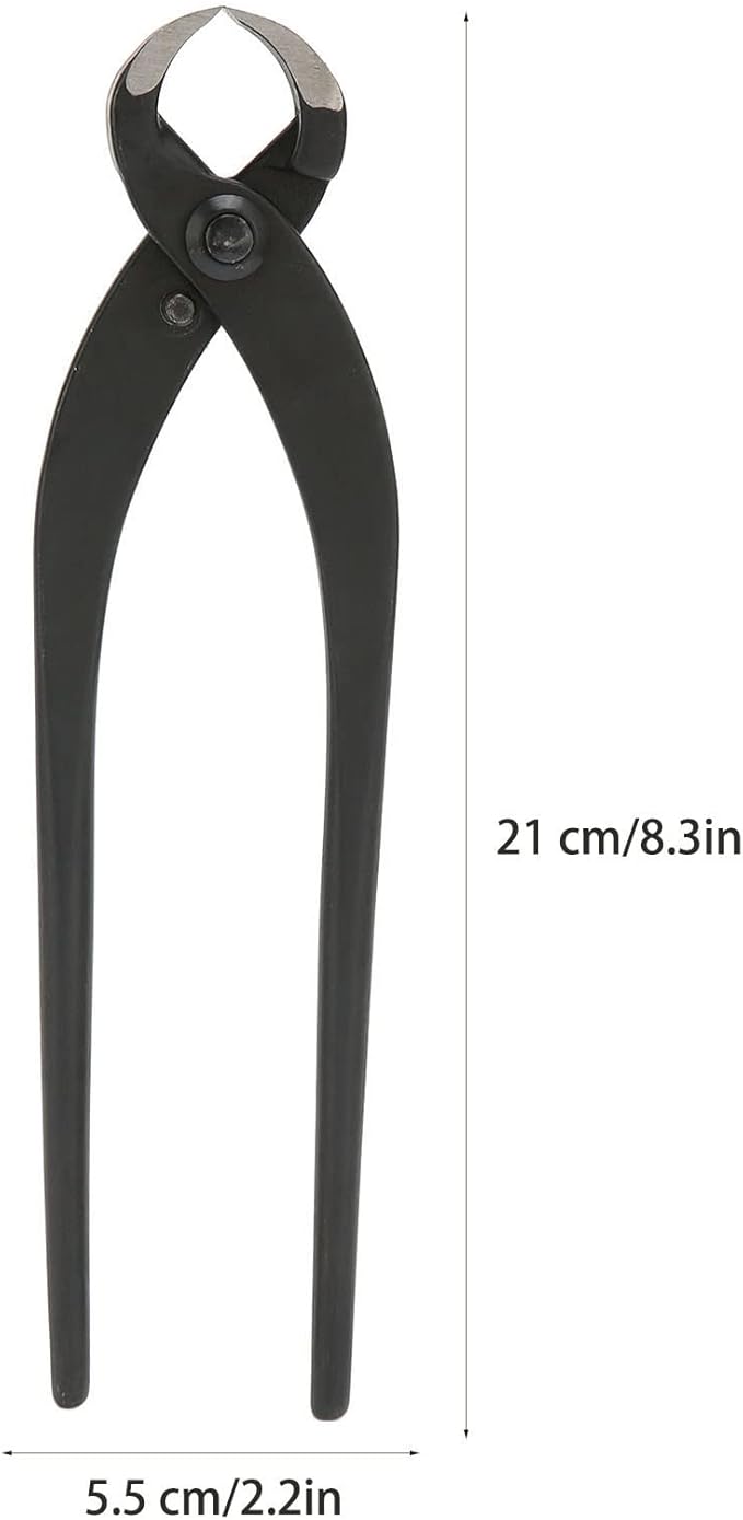 Topyond Bonsai Pruning Shears, Manganese Steel Garden Scissors with Ergonomic Handle, High-Efficiency Plant Trimming Tool for Bonsai Flowers Fruit Trees