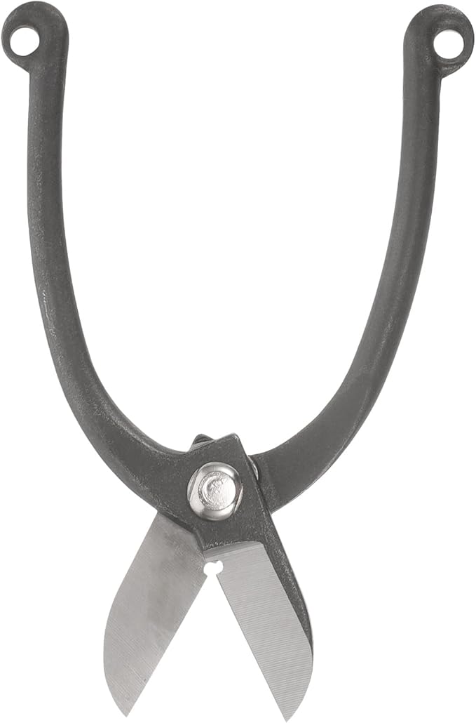 YARNOW Steel Flower Arrangement Scissors and Gardening Pruning Shears, All-Steel Bypass Trimming Tool for Flower Branches and Small Stems, Matte Finish, Garden Hand Tool for Precise