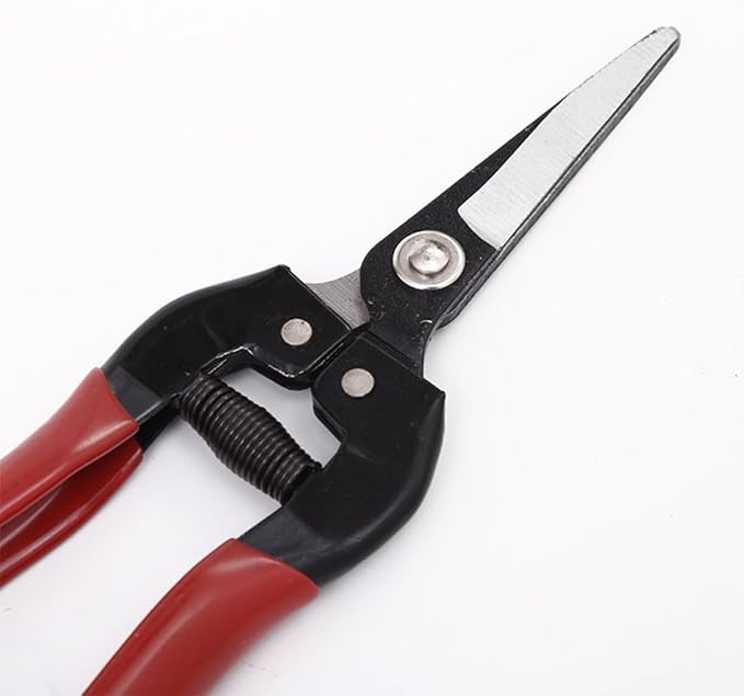Happyyami Garden Pruning Scissors Branch Trimming Shears with Non-slip Lightweight Handle for Fruit Trees and Flower Gardening, Sturdy Hand Tool for Farm Lawn Care