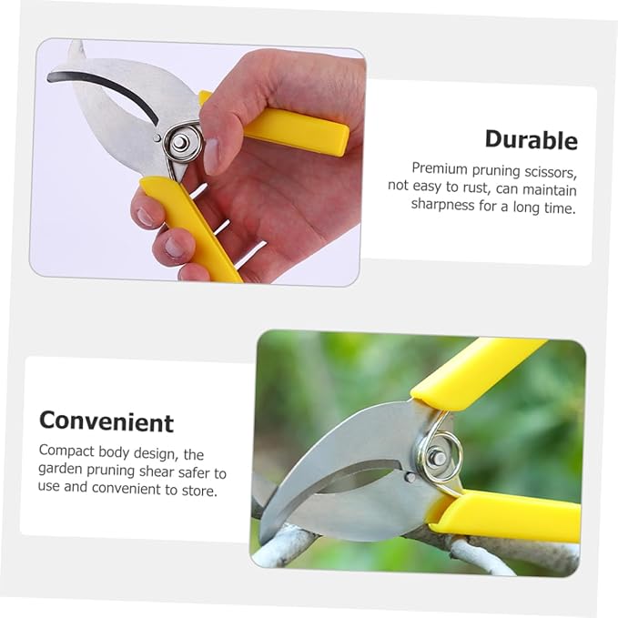 VILLCASE 2pcs Fruit Tree Girdling Hand Tools Lightweight Non Rust Garden Bark Cutter with Non Slip Handles for Pruning Trimming and Ring Stripping Small Fruit Trees