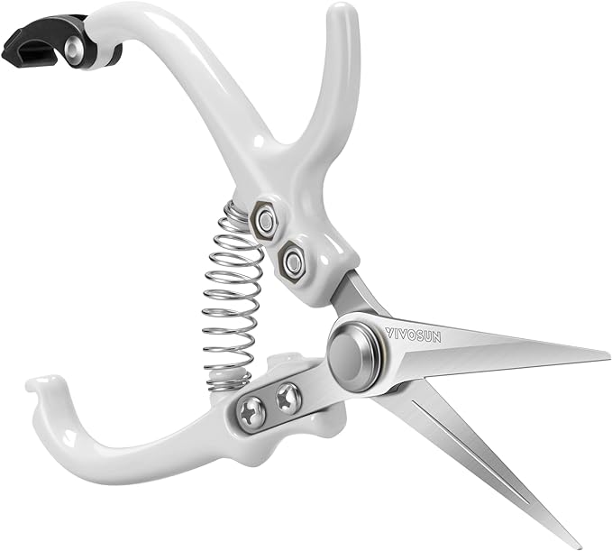 VIVOSUN Pruning Shears for Gardening, Lightweight Plant Pruners for Gardening, Garden Scissors for Cutting Flowers, Trimming Branches, Indoor Plant Scissors, Stylish Garden Gifts for Women