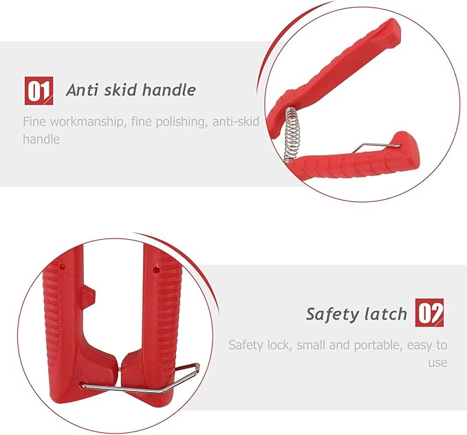 2-pcs Garden Pruning Shears and Trimming Scissors Set, Large and Medium Bypass Pruners for Fruit Trees and Bonsai, Red Gardening Hand Tools for Branch Cutting and Plant Maintenance