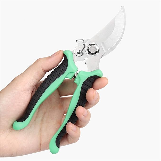 Trimming Tool Anti-Slip Garden Tools Gardening Scissors Grafting Tool Fruit Tree Pruning Shears Bonsai Pruners Garden Shears Cutter Trimmer Suitable for Gardens and lawns
