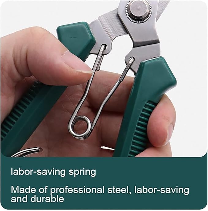 Pruning Shears 7.4 Inch Hand Pruner Garden Tools for Trimming Rose Floral Tree Plants Arthritis Weak Hand Snips Hand Tools