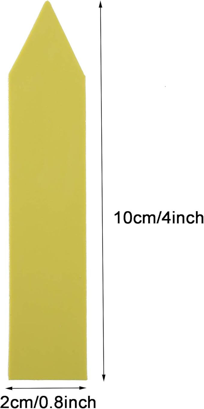1000 Pcs Plant Tags, 4 Inch Plastic Garden Plant Pot Markers Waterproof Plant Labels, Yellow