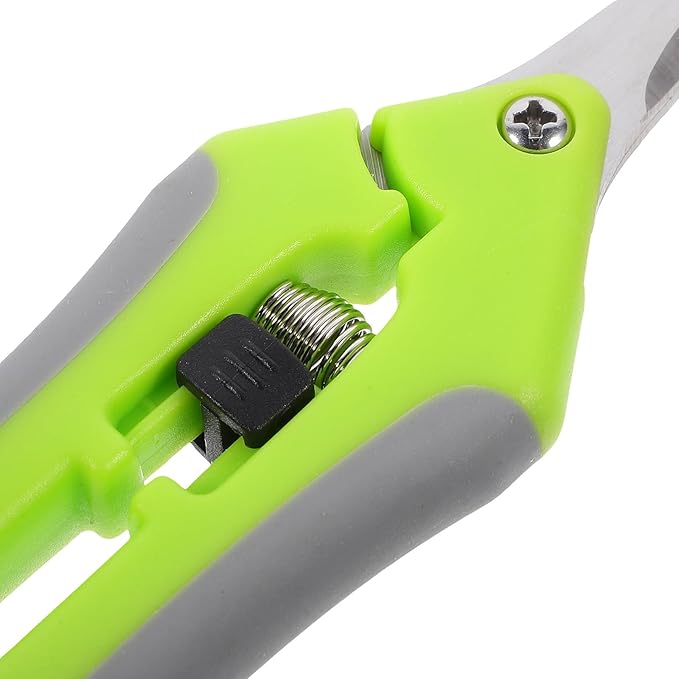 ibasenice 2pcs Garden Shears Pruning Shears with Curved Blades Outdoor Branch Cutters for Fruit Trees and Plants Gardening Hand Tools for Harvesting and Trimming