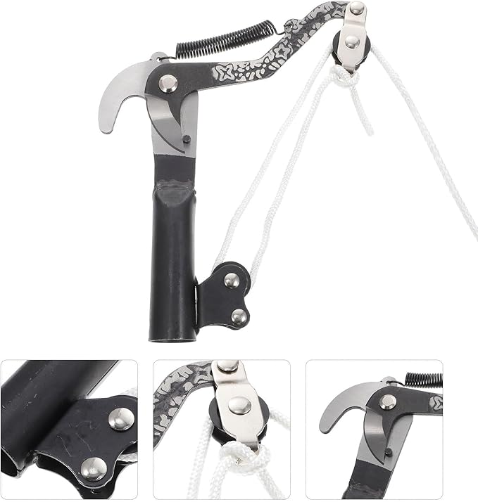 Kisangel Garden Saw and Fruit Branch Shear for Tree Pruning, Telescopic Gardening Pruner Shears Sharp Blades, Outdoor Hand Tool for High Branch Trimming and Fruit Tree Maintenance