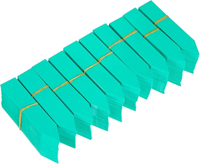 1000 Pcs Plant Tags, 4 Inch Plastic Garden Plant Pot Markers Waterproof Plant Labels, Green