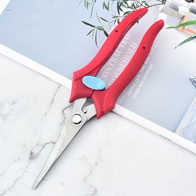 Kisangel Fruit Picking Clipper and Garden Trimming Shear for Fruit Trees, 1pcs Garden Clippers Hand Tool with Sharp Blade for Branch Pruning and Horticultural Use