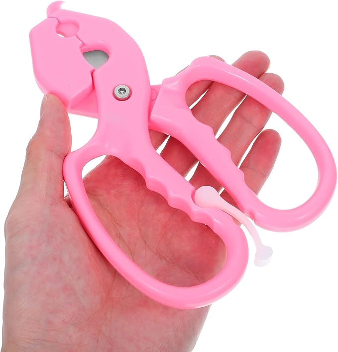 VICASKY Pruning Shears and Thorn Stripping Scissors for Roses, Gardening Tool for Flower Stem Trimming and Branch Cutting, Ergonomic Pink Floral Clippers for Garden Use