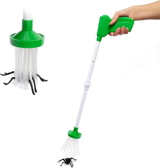 Spider and Insect Catcher - Grabber, Eco-Friendly, No-Touch Release - Safely Catch & Release Spiders, Roaches, Bees, Wasps, Bugs, Critters