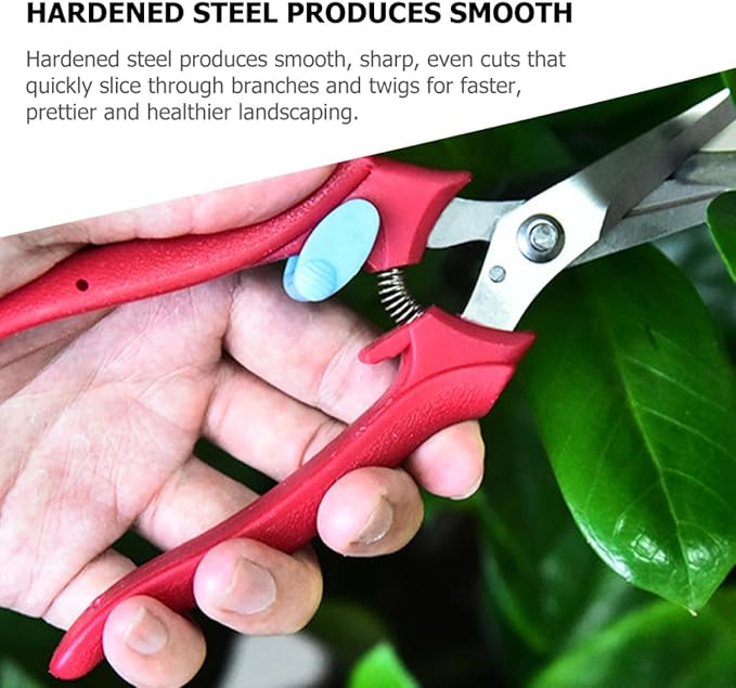 BESTonZON Garden Pruning Shears and Gardening Clippers for Fruit Trimming and Branch Cutting, 1pcs Manual Garden Trimmer Hand Tool for Orchard and Flower Maintenance