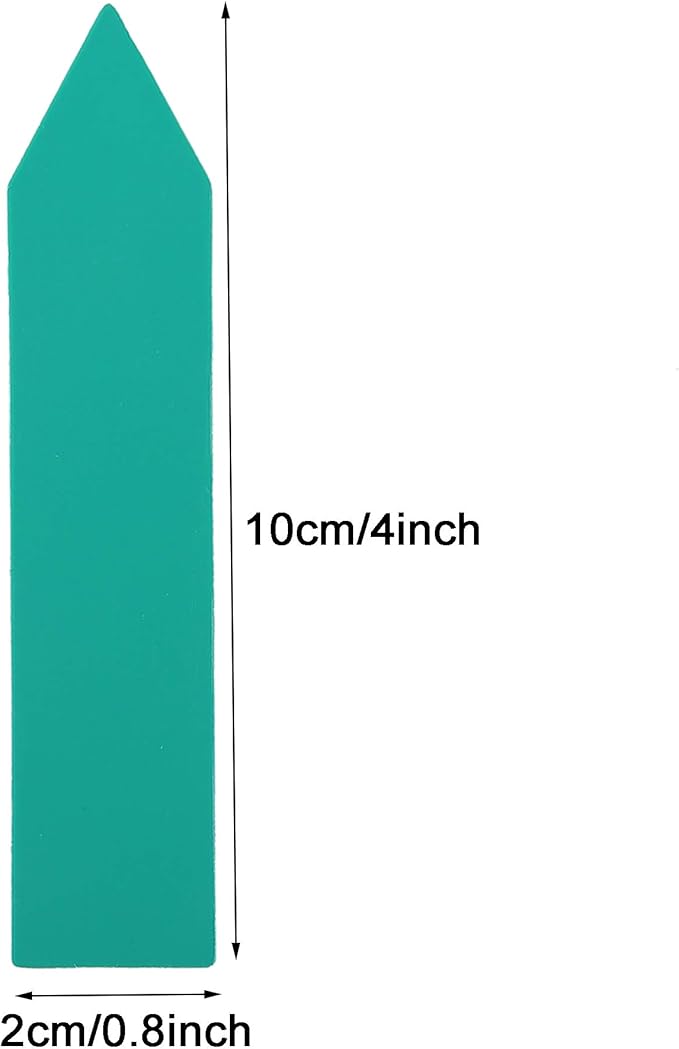 1000 Pcs Plant Tags, 4 Inch Plastic Garden Plant Pot Markers Waterproof Plant Labels, Green