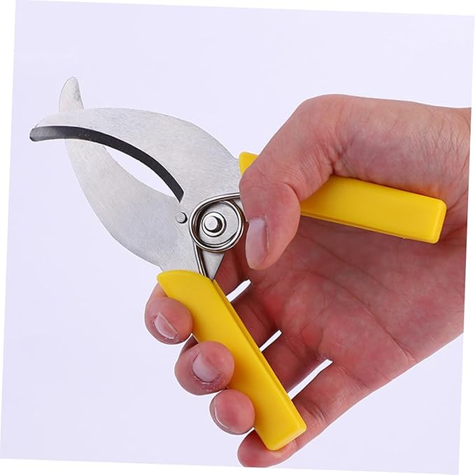 VILLCASE 2pcs Fruit Tree Girdling Hand Tools Lightweight Non Rust Garden Bark Cutter with Non Slip Handles for Pruning Trimming and Ring Stripping Small Fruit Trees