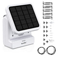 RAINPOINT Dual Power APP Control WiFi Solar Automatic Plant Waterer,Pump Device Only Hub Required,IP54 Indoor/Outdoor Vacation Smart Remote Monitoring Drip Irrigation Kit Water 10-20 Plants