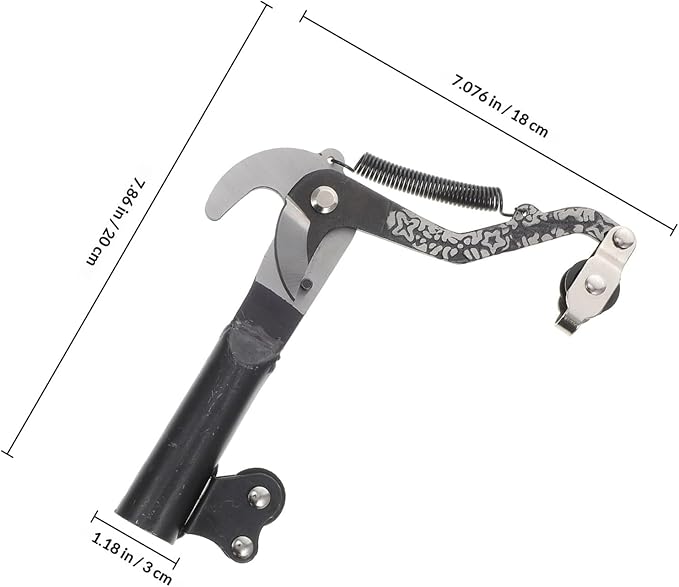 Kisangel Garden Saw and Fruit Branch Shear for Tree Pruning, Telescopic Gardening Pruner Shears Sharp Blades, Outdoor Hand Tool for High Branch Trimming and Fruit Tree Maintenance