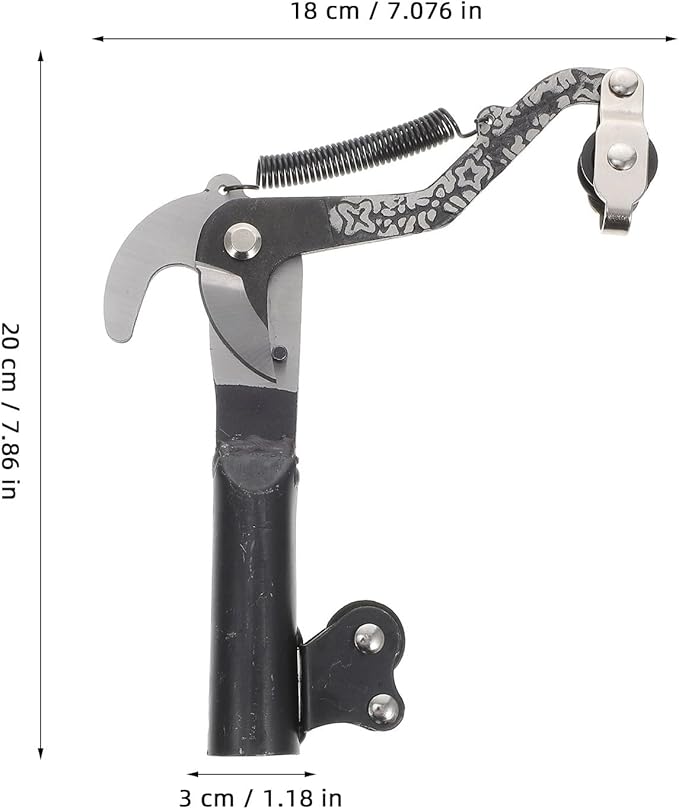Kisangel Garden Saw and Fruit Branch Shear for Tree Pruning, Telescopic Gardening Pruner Shears Sharp Blades, Outdoor Hand Tool for High Branch Trimming and Fruit Tree Maintenance