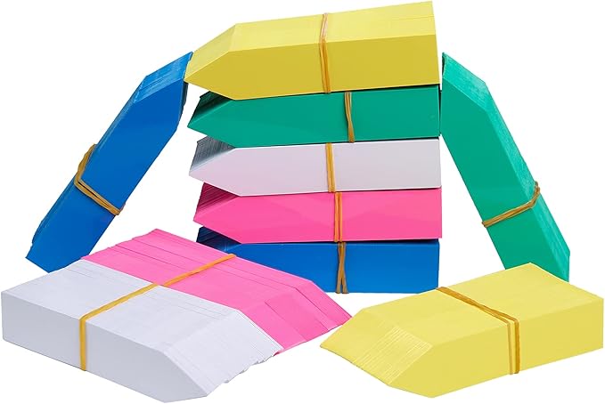 1000 Pcs Plant Tags, 4 Inch Plastic Garden Plant Pot Markers Waterproof Plant Labels, Multicolor