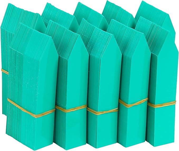 1000 Pcs Plant Tags, 4 Inch Plastic Garden Plant Pot Markers Waterproof Plant Labels, Green