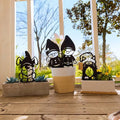 RealSteel Build Your Gnome Family Garden Stakes – Custom Metal Yard & Lawn Decor – Farmhouse Outdoor Garden Gnomes – Choose Your Set - Unique Gift - Flower Pot Gnomes