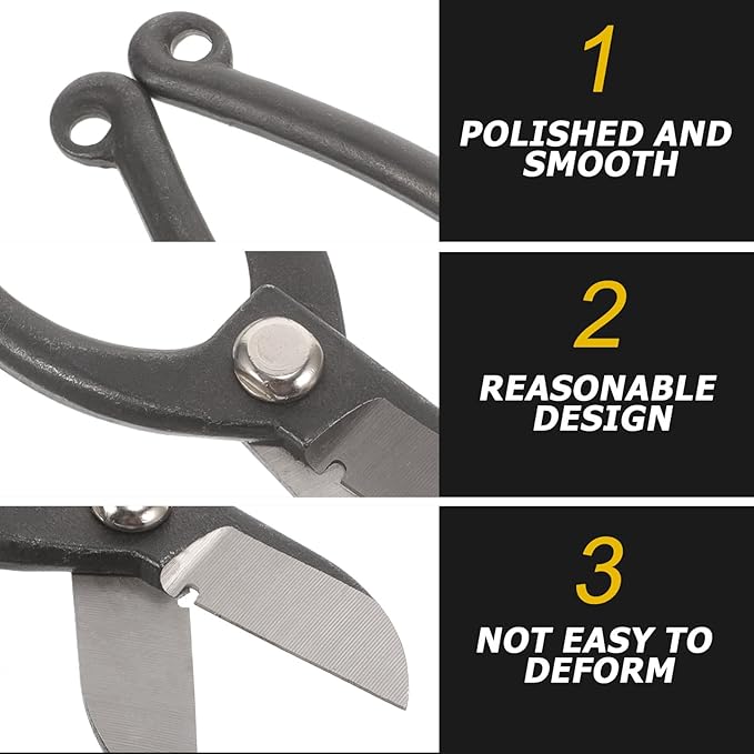 TIDTALEO Steel Pruning Shears Garden Scissors Trimming Scissors for Flower Branches Small Branch Cutting Gardening Tool Sturdy Patio Lawn Care Hand Shears