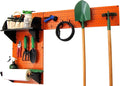 Wall Control Pegboard Garden Supplies Storage and Organization Garden Tool Organizer Kit with Orange Pegboard and Black Accessories